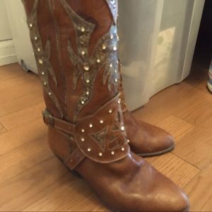 Vintage cowboy boots- made in Italy